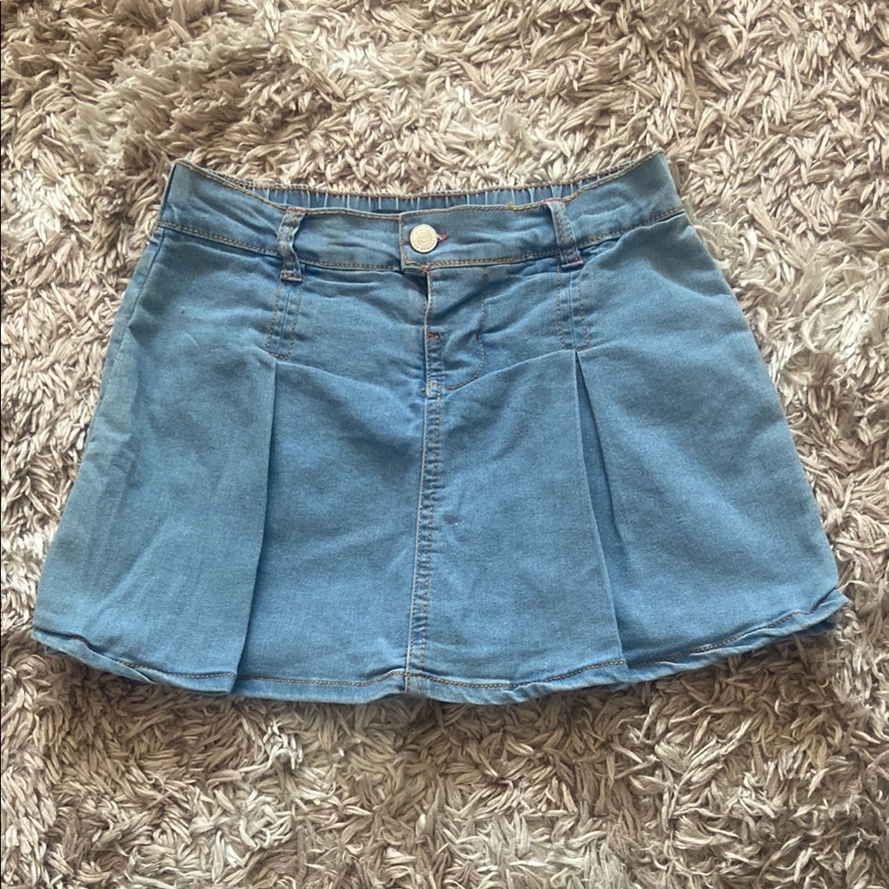 Kids True Religion Blue Mini Skater Skort